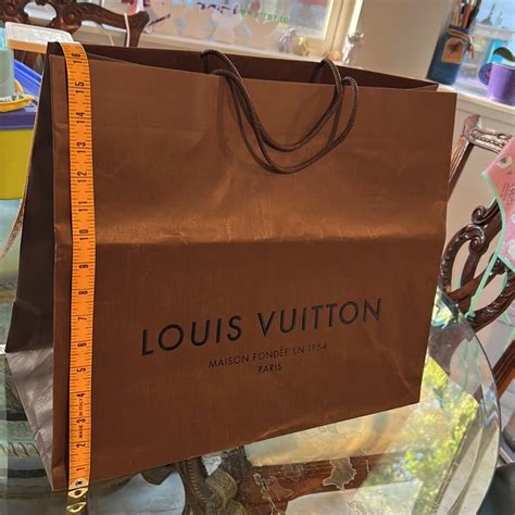 louis vuitton paper bag plastic|louis vuitton paper shopping bag.